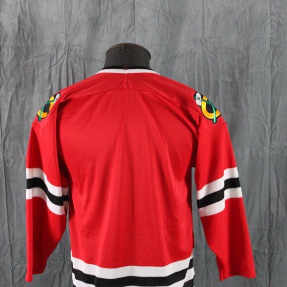 Chicago Blackhawks Jersey (VTG) - 1980s Away by CCM - Men's Small - Picture 6 of 9